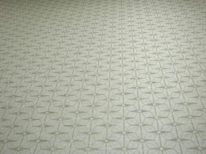 Julestjerne damask tekstildug råhvid