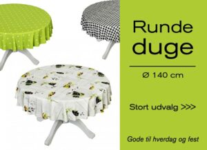 Runde duge fra Dugen.dk 140 cm