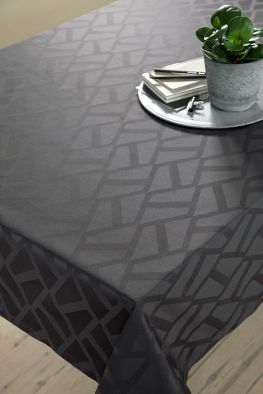 Gamle tider Europa Distribuere Rud damask dug koksgrå - Dugen.dk Damask dug str. 160 x 370 cm koksgrå