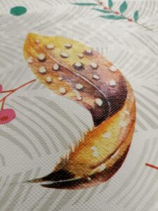 Voksdug feather d