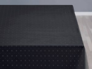 Damask dug koksgrå 140 x 320 cm a