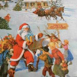 Den gamle jul julevoksdug c