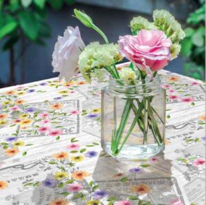 Blomster flirt voksdug