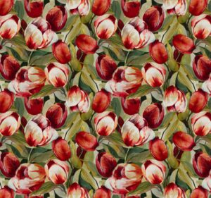 Rie voksdug med tulipaner a