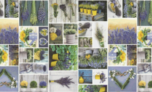 Sommer lavendel voksdug a