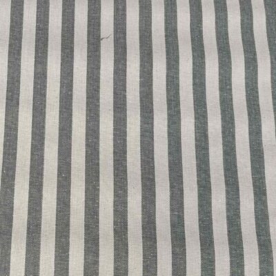 Stripes hør tekstildug grå