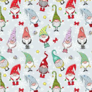 Juletekstildug med Nisse Tud