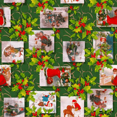 Grøn Julevoksdug - Oh gamle jul