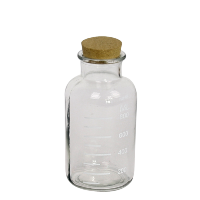 Apoteker flaske krukke med kork låg 20.5 cm