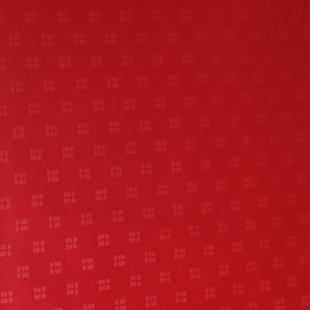 Tekstildug - fødselsdagsdug rød b