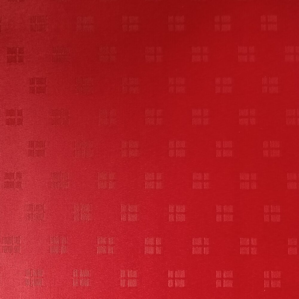 Tekstildug - fødselsdagsdug rød c