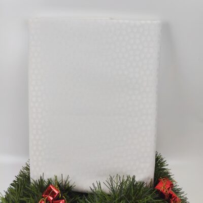 Rest Hvid damask dug160 x 375 cm