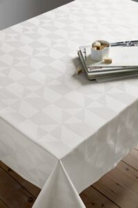 Rud damask dug creme 160 x 700 cm