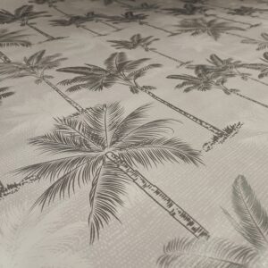 Grå palme voksdug c