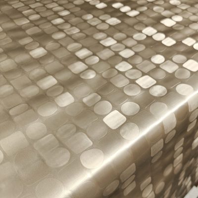Guld metalic geometri plast dug